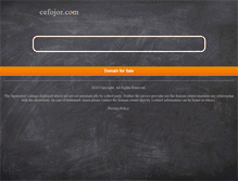 Tablet Screenshot of cefojor.com